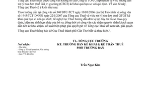 Công văn 4113/TCT-KK hóa đơn thuế GTGT kê khai quá hạn