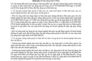 Công văn  2121/BXD-QLN  trả lời CV 591/SXD-QLPTNƠ cấp giấy chứng nhận quyền sở hữu nhà ở, quyền sở hữu công trình xây dựng