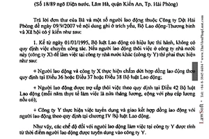 Công văn  3655/LĐTBXH-LĐVL  hướng dẫn giải quyết chế độ người lao động dôi dư theo NĐ 41/2002/NĐ-CP