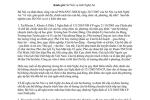 Công văn  2912/BNV-CQĐP  giải quyết chế độ, chính sách cho cán bộ, công chức xã, phường, thị trấn