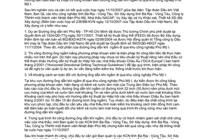 Công văn  98/BXD-KSTK  hướng dẫn điều kiện kỹ thuật thi công khoan xiên đường ống dẫn khí ngầm đi qua khu công nghiệp Phú Mỹ 1