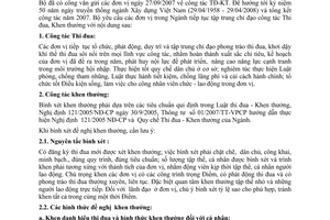 Công văn 291/BXD-TĐKT  công tác thi đua khen thưởng