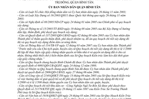 Quyết định 5309/QĐ-UBND phê duyệt Đồ án quy hoạch chi tiết xây dựng đô thị tỷ lệ 1/2000 Khu dân cư - Công nghiệp Ngã Tư Bốn Xã phường Bình Trị Đông