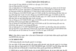 Quyết định 23/2007/QĐ-UBND cơ quan, đơn vị thu phí  lệ phí