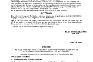 Quyết định 92/2007/QĐ-UBND quy định tổ chức công tác giám sát đầu tư cộng đồng hướng dẫn 80/2005/QĐ-TTg