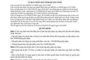 Quyết định 3820/2007/QĐ-UBND mức thu chế độ thu nộp, quản lý sử dụng