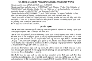 Quyết định 119/2007/QĐ-UBND định mức phân bổ dự toán chi thường xuyên ngân sách địa phương năm 2008 ổn định đến 2010