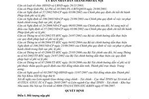 Quyết định 111/2007/QĐ-UBND thu phí vệ sinh thành phố Hà Nội