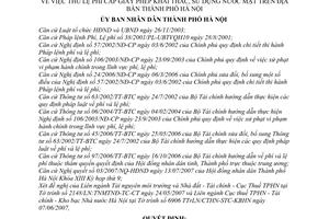 Quyết định 109/2007/QĐ-UBND thu lệ phí cấp giấy phép khai thác sử dụng nước mặt thành phố Hà Nội