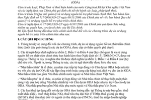 Thông tư 123/2007/TT-BTC hướng dẫn thực hiện chính sách thuế ưu đãi thuế chương trình, dự án sử dụng nguồn hỗ trợ phát triển chính thức ODA