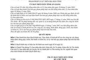 Quyết định 67/2007/QĐ-UBND kinh phí hỗ trợ cho công tác xây dựng, thẩm định, đóng góp ý kiến, ban hành kiểm tra, xử lý văn bản