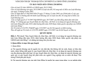 Quyết định 2952/QĐ-UBND duyệt Quy hoạch thăm dò, khai thác, chế biến khoáng sản