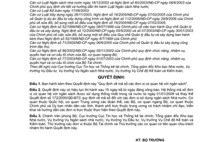 Quyết định 90/2007/QĐ-BTC Quy định mã số đơn vị có quan hệ ngân sách