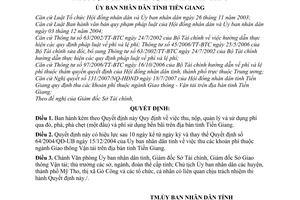 Quyết định 41/2007/QĐ-UBND thu nộp quản lý sử dụng phí