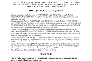 Quyết định 1388/QĐ-TCT phân cấp ủy quyền nhiệm vụ quản lý tài chính, tài sản nhà nước đầu tư xây dựng cơ bản cục thuế đơn vị sự nghiệp Tổng cục Thuế