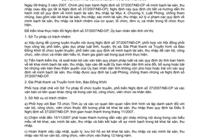Chỉ thị 28/2007/CT-UBND triển khai, thực hiện Nghị định 37/2007/NĐ-CP minh bạch tài sản thu nhập Bến Tre