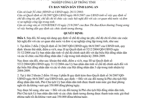 Quyết định 47/2007/QĐ-UBND sửa đổ chế độ công tác phí, chi tổ chức hội nghị các cơ quan nhà nước đơn vị sự nghiệp công lập tỉnh Long An
