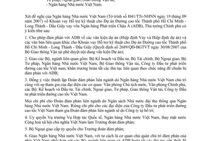 Công văn  1632/TTg-QHQT dự án Đường cao tốc Hồ Chí Minh - Long Thành - Dầu Giây vay vốn Ngân hàng Phát triển Châu Á
