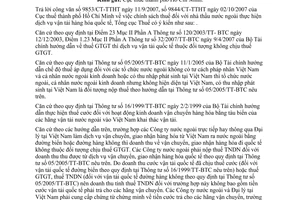 Công văn 4576/TCT-CS Chính sách thuế dịch vụ giao nhận vận chuyển hàng hóa quốc tế