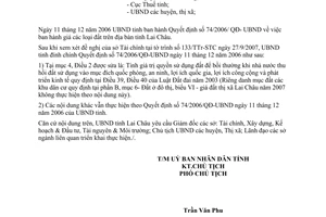 Công văn 853/UBND-CN 2007 đính chính Quyết định 74/2006/QĐ-UBND về giá đất Lai Châu
