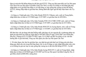 Công văn  6489/TCHQ-KTTT giá tính thuế nhập khẩu