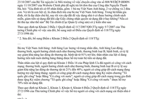 Công văn  15679/BTC-QLCS  trả lời đơn thư công dân