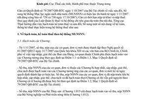 Công văn  4847/TCT-KK  hướng dẫn thực hiện Mục lục ngân sách nhà nước, thời gian khóa sổ thuế và thời gian gửi  báo cáo thống kê thuế