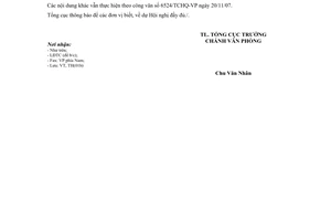 Công văn  6602/TCHQ-VP  bổ sung thành phần dự Hội nghị Tổng kết ngành Tài chính