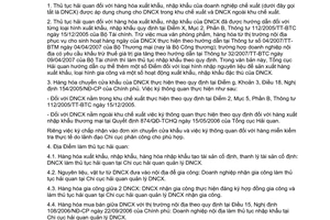 Công văn 6690/TCHQ-GSQL  thủ tục hải quan  hàng hóa xuất nhập khẩu của doanh nghiệp chế xuất