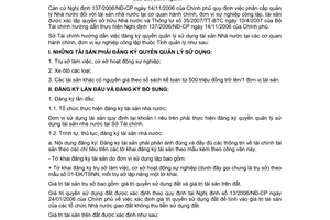 Công văn 2372/STC-CSVG đăng ký quyền quản lý sử dụng tài sản Nhà nước