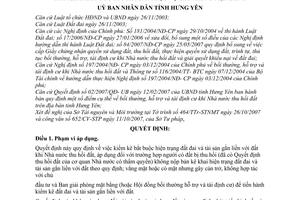 Quyết định 16/2007/QĐ-UBND kiểm kê bắt buộc hiện trạng đất đai tài sản gắn liền đất khi nhà nước thu hồi đất giải phóng mặt bằng