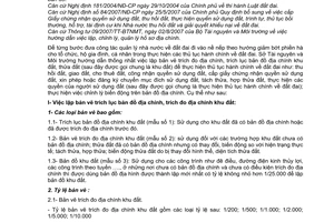 Hướng dẫn 142/HD-STNMT  lập trích lục bản đồ địa chính