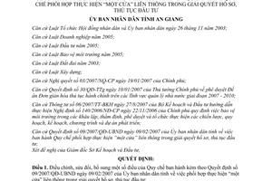 Quyết định 75/2007/QĐ-UBND điều chỉnh Quyết định 09/2007/QĐ-UBND