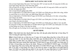 Quyết định 40/2007/QĐ-NHNN Quy chế cấp giấy phép thành lập hoạt động Tổ chức tín dụng phi ngân hàng cổ phần