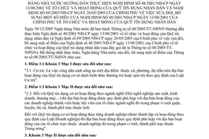 Thông tư 06/2007/TT-NHNN tổ chức hoạt động Quỹ tín dụng nhân dân sửa đổi 08/2005/TT-NHNN