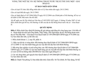 Quyết định 115/2007/QĐ-UBND sửa đổi Quy định bồi thường giải phóng mặt bằng Bình Dương