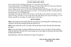 Quyết định 98/2007/QĐ-UBND quy định mức tiền thưởng huấn luyện viên, vận động viên thể thao