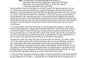 Công điện 04/CĐ-BTTTT đảm bảo an toàn thông tin liên lạc phục vụ chỉ đạo, điều hành công tác phòng, chống lũ, lụt