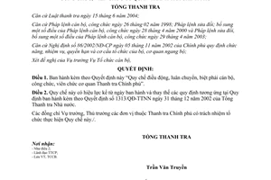 Quyết định 2436/2007/QĐ-TTCP Quy chế điều động, luân chuyển, biệt phái cán bộ