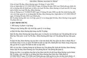 Thông tư 08/2007/TT-BTP hướng dẫn trích lập quản lý sử dụng quỹ thi đua khen thưởng ngành tư pháp