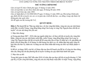 Quyết định 1544/QĐ-TTg phê duyệt Đề án đào tạo nhân lực y tế vùng khó khăn núi tỉnh miền Bắc Trung, vùng đồng bằng sông Cửu Long vùng Tây Nguyên