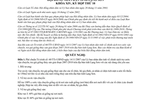 Nghị quyết 100/2007/NQ-HĐND chính sách trợ cước vận chuyển trợ giá giống