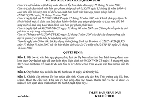 Quyết định 2781/QĐ-UBND  bãi bỏ văn bản quy phạm pháp luật