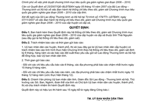 Quyết định 2595/2007/QĐ-UBND giám sát Chương trình giảm nghèo Thái Nguyên