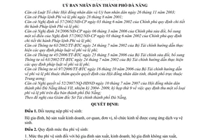 Quyết định 63/2007/QĐ-UBND mức thu quản lý sử dụng phí vệ sinh