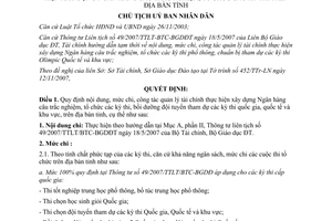 Quyết định 3386/2007/QĐ-CT quy định nội dung mức chi công tác quản lý tài chính