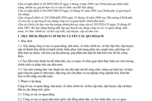 Thông tư 10/2007/TT-BXD hướng dẫn quy hoạch xây dựng công sở cơ quan Đảng Nhà nước tổ chức chính trị xã hội cấp tỉnh huyện xã
