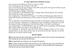 Quyết định 3667/2007/QĐ-UBND  trình tự, thủ tục quản lý hoạt