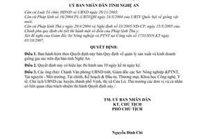 Quyết định 136/2007/QĐ-UBND  quản lý sản xuất kinh doanh