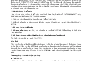Công văn 17361/BTC-KBNN sửa đổi chứng từ Thanh toán vốn đầu tư
